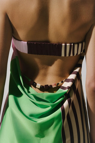 Baoabab Lola Maxi Dress in Cafe Verde