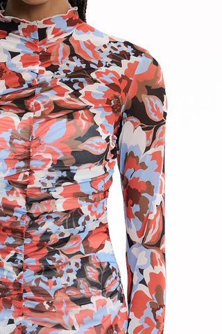 Significant Other Nida Dress in Persimmon Floral