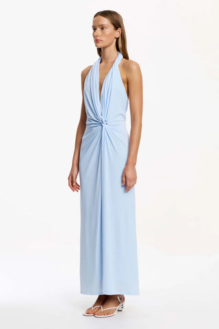 Significant Other Carrey V-neck Maxi Dress in Powder