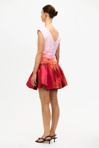 Acler Bromton Mini Dress in Mimosa