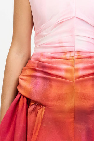 Acler Bromton Mini Dress in Mimosa