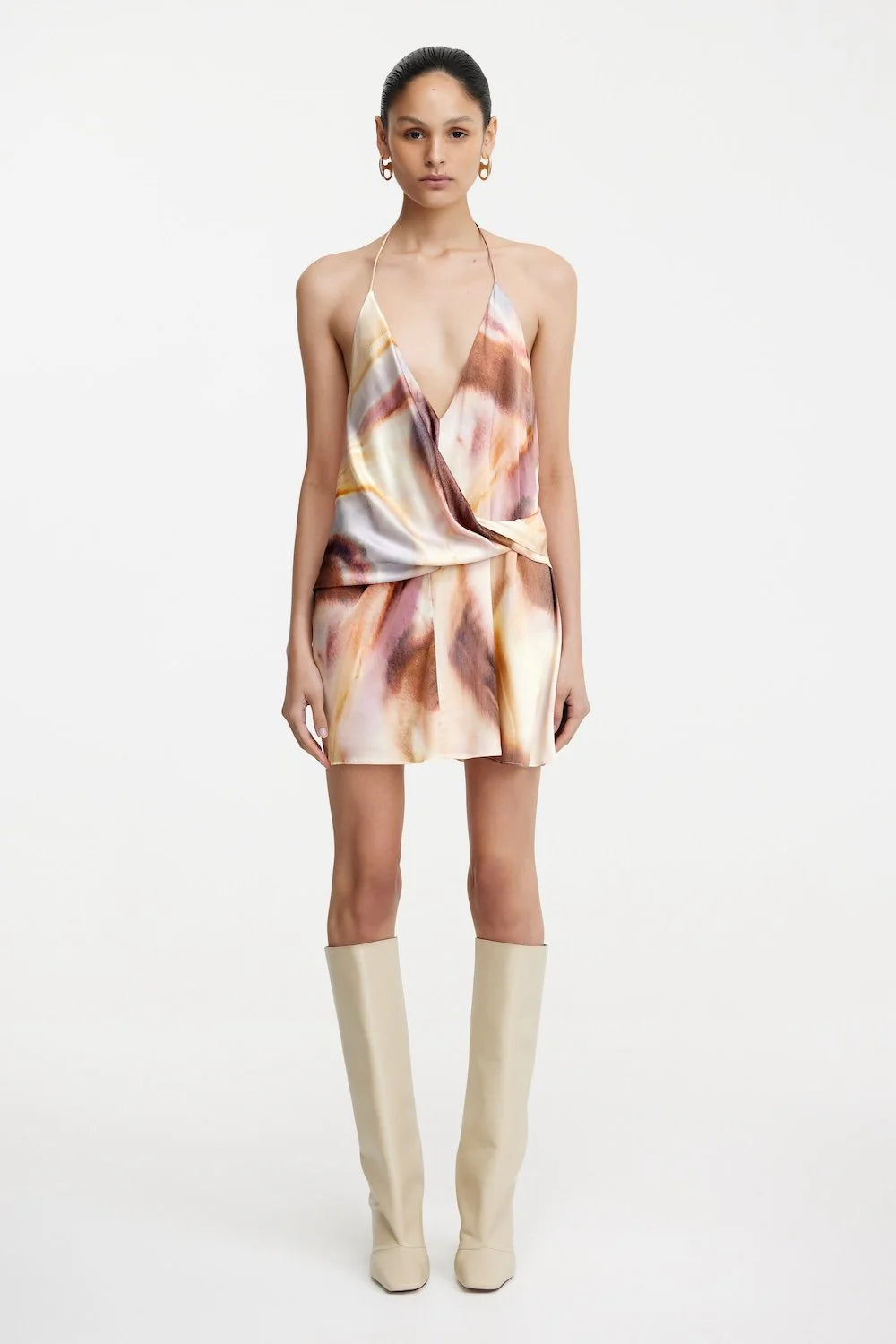 copper mini dress Tyga Mini Dress - Copper