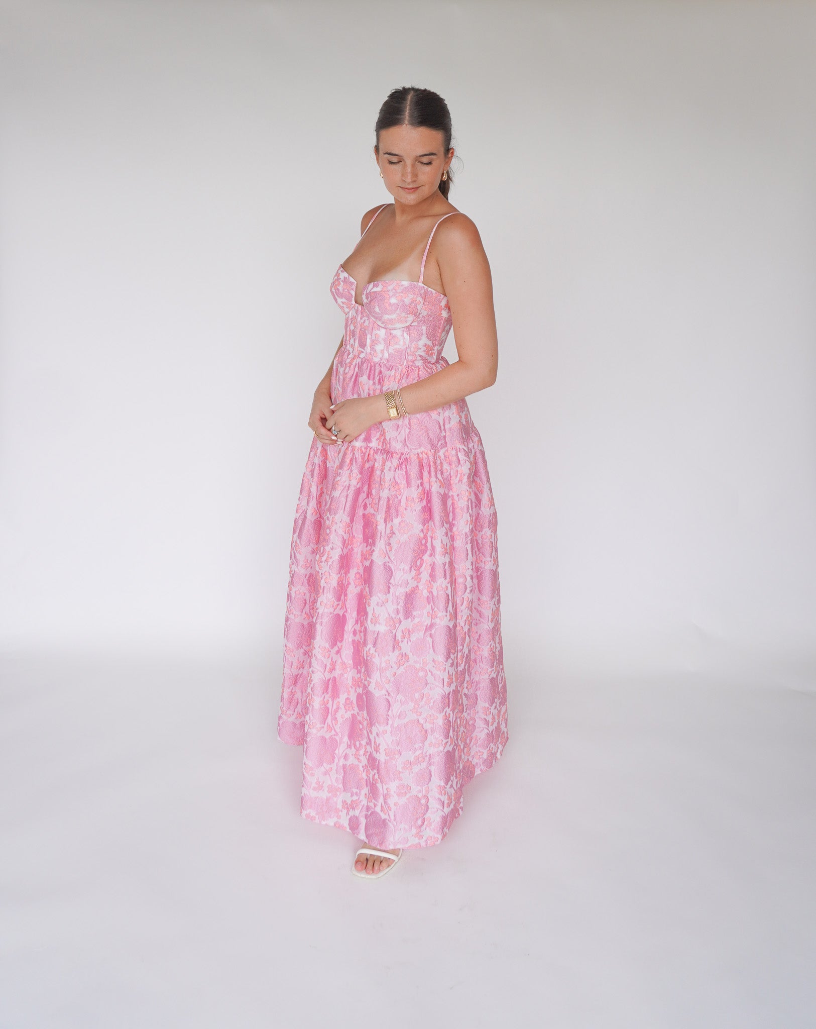 pink long dress windsor Pink Formal Dresses