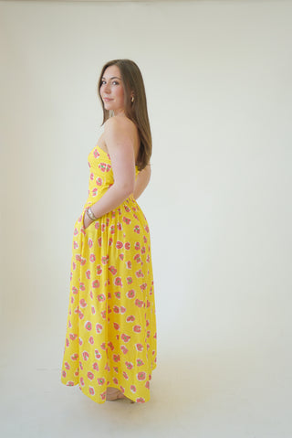 De Loreta x TrenLend Golondrina Dress in Begonia