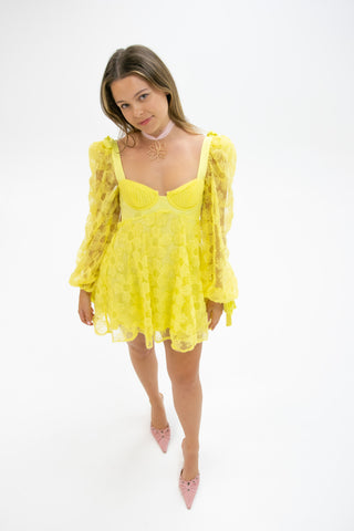 For Love and Lemons Kiersten Mini Dress