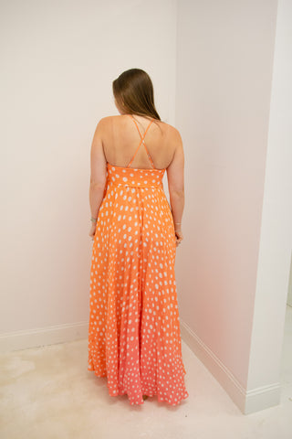 Woman in the Rococo Sand Blaire Maxi Dress