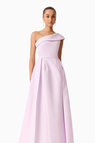 Elliatt Saphine One Shoulder Gown in Pink