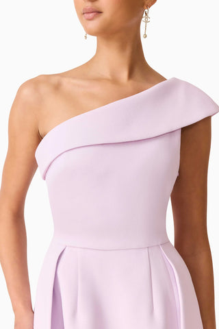 Elliatt Saphine One Shoulder Gown in Pink