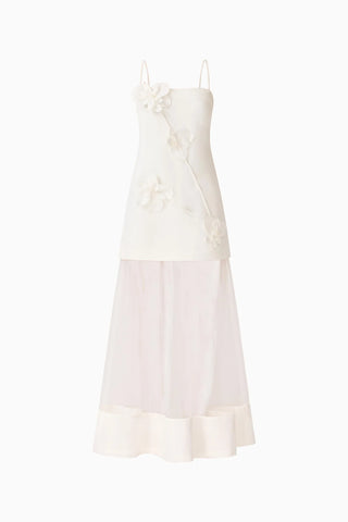 Elliatt Reina Applique Gown in White