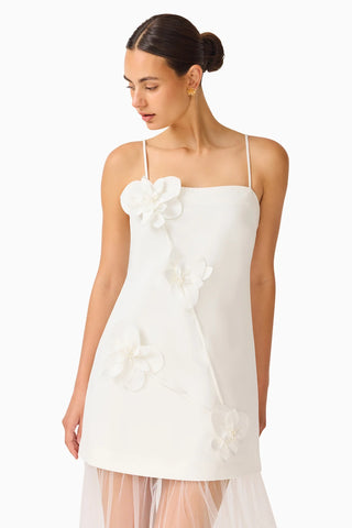 Elliatt Reina Applique Gown in White