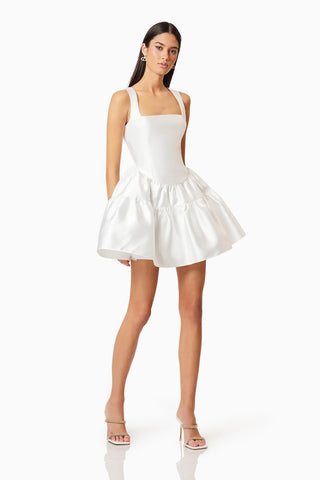 Elliatt Oleander Fit and Flare Dress in White