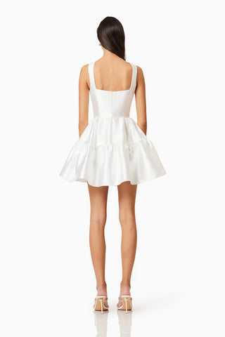 Elliatt Oleander Fit and Flare Dress in White