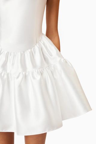 Elliatt Oleander Fit and Flare Dress in White