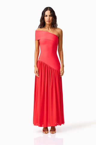 Elliatt Jesselle Off The Shoulder Gown in Red
