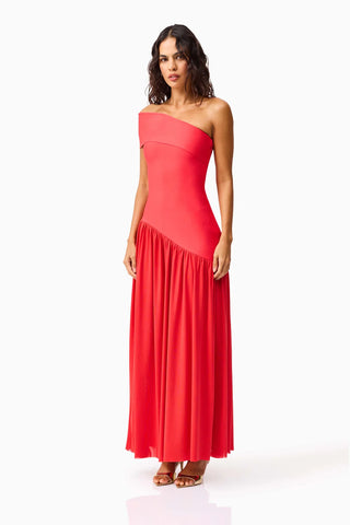 Elliatt Jesselle Off The Shoulder Gown in Red