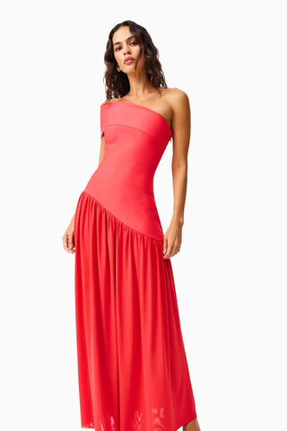 Elliatt Jesselle Off The Shoulder Gown in Red
