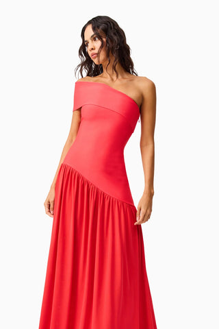 Elliatt Jesselle Off The Shoulder Gown in Red