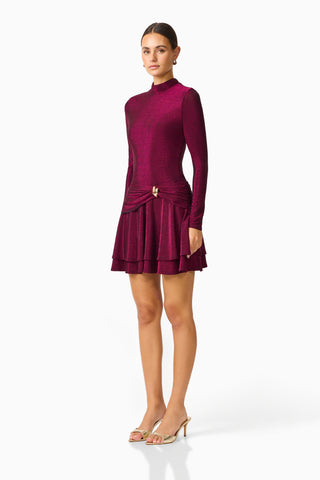 Elliatt Genovia Long Sleeve Mini Dress