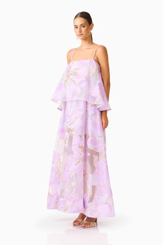 Elliatt Elysia Tiered Gown in Floral