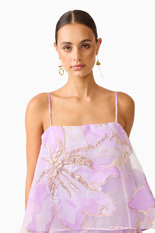 Elliatt Elysia Tiered Gown in Floral