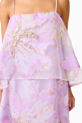 Elliatt Elysia Tiered Gown in Floral