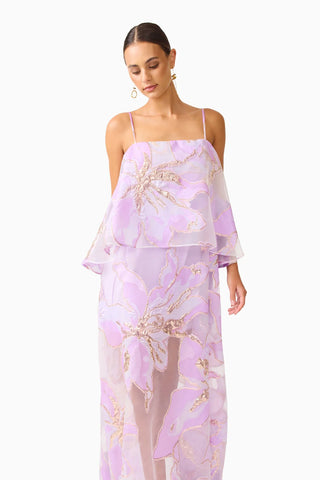 Elliatt Elysia Tiered Gown in Floral