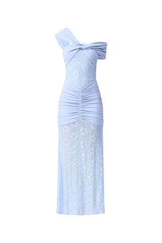 Elliatt Valencia Lace Gown in Blue