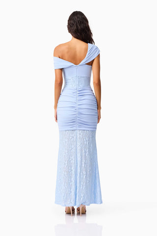 Elliatt Valencia Lace Gown in Blue
