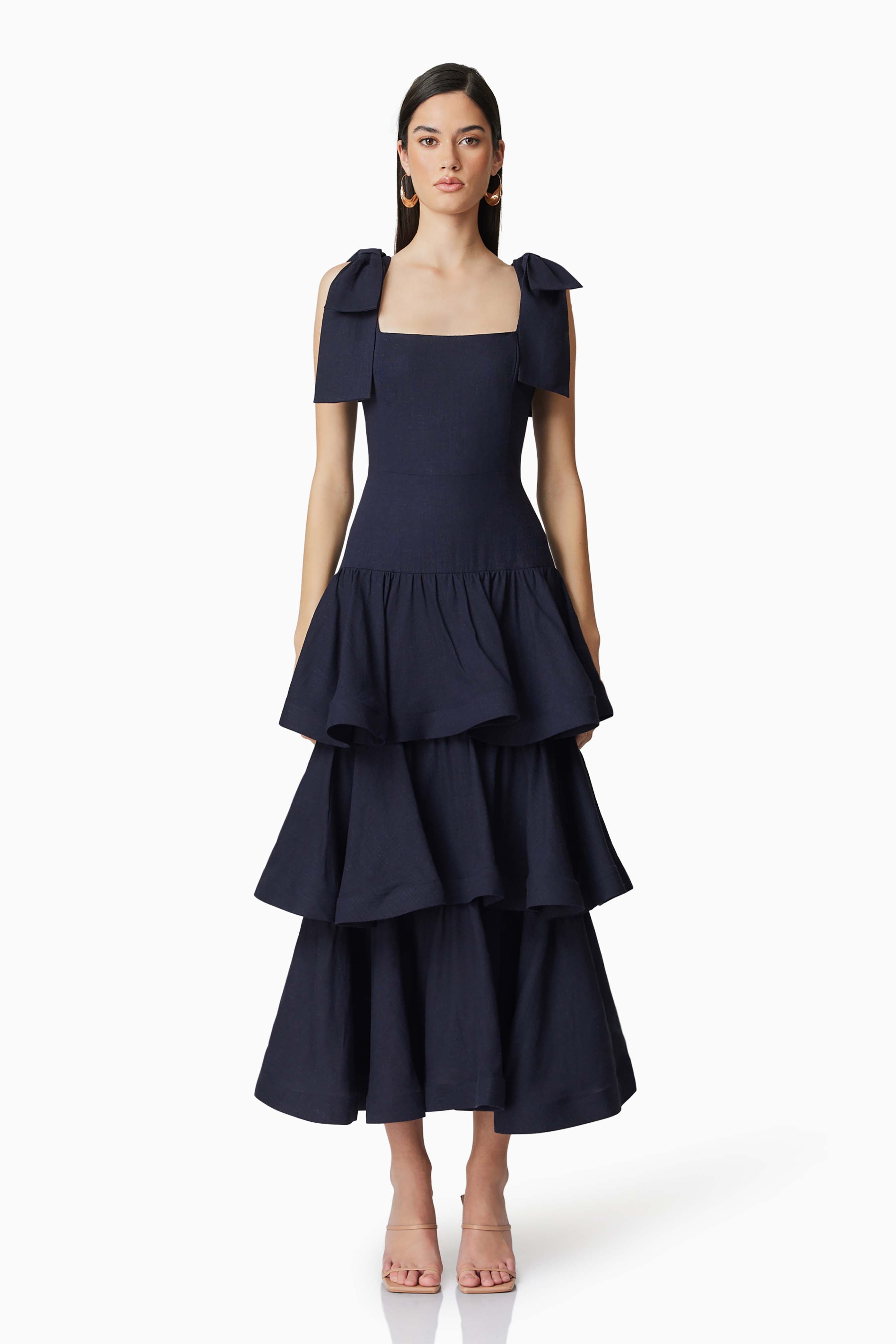 Elliatt Kara Tiered Maxi Dress TrenLend Elliatt Kara Tiered Maxi Dress TrenLend
