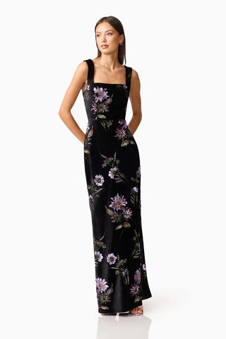 Elliatt Clio Sequin Gown in Black