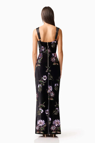 Elliatt Clio Sequin Gown in Black