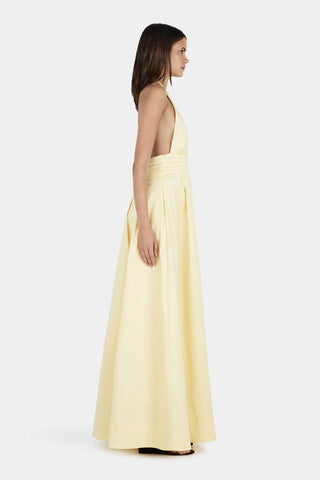 Hansen & Gretel Evalina Taffeta Gown in Butter