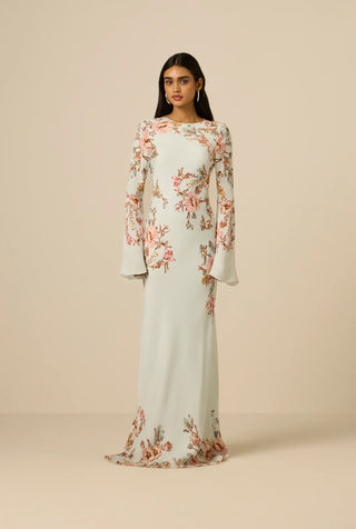 Hemant & Nandita Ezra Tie Back Dress