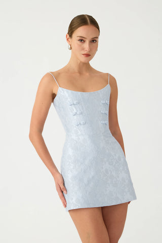 Sau Lee Andi Brocade Mini Dress