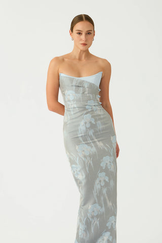 Sau Lee Savie Jacquard Gown