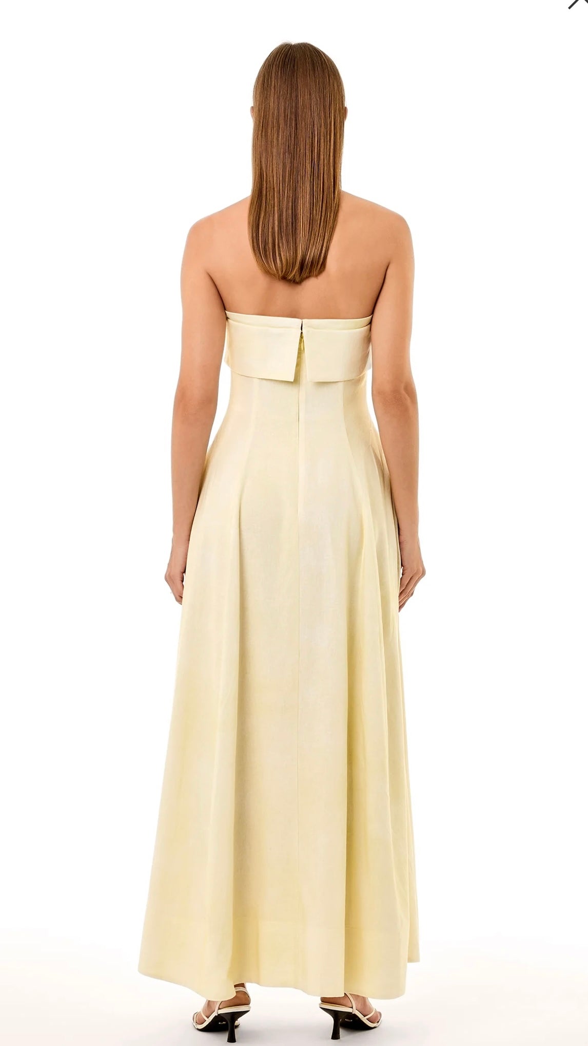 Nicholas Melody Dress in Lenia Butter TrenLend Nicholas Melody Dress in Lenia Butter TrenLend