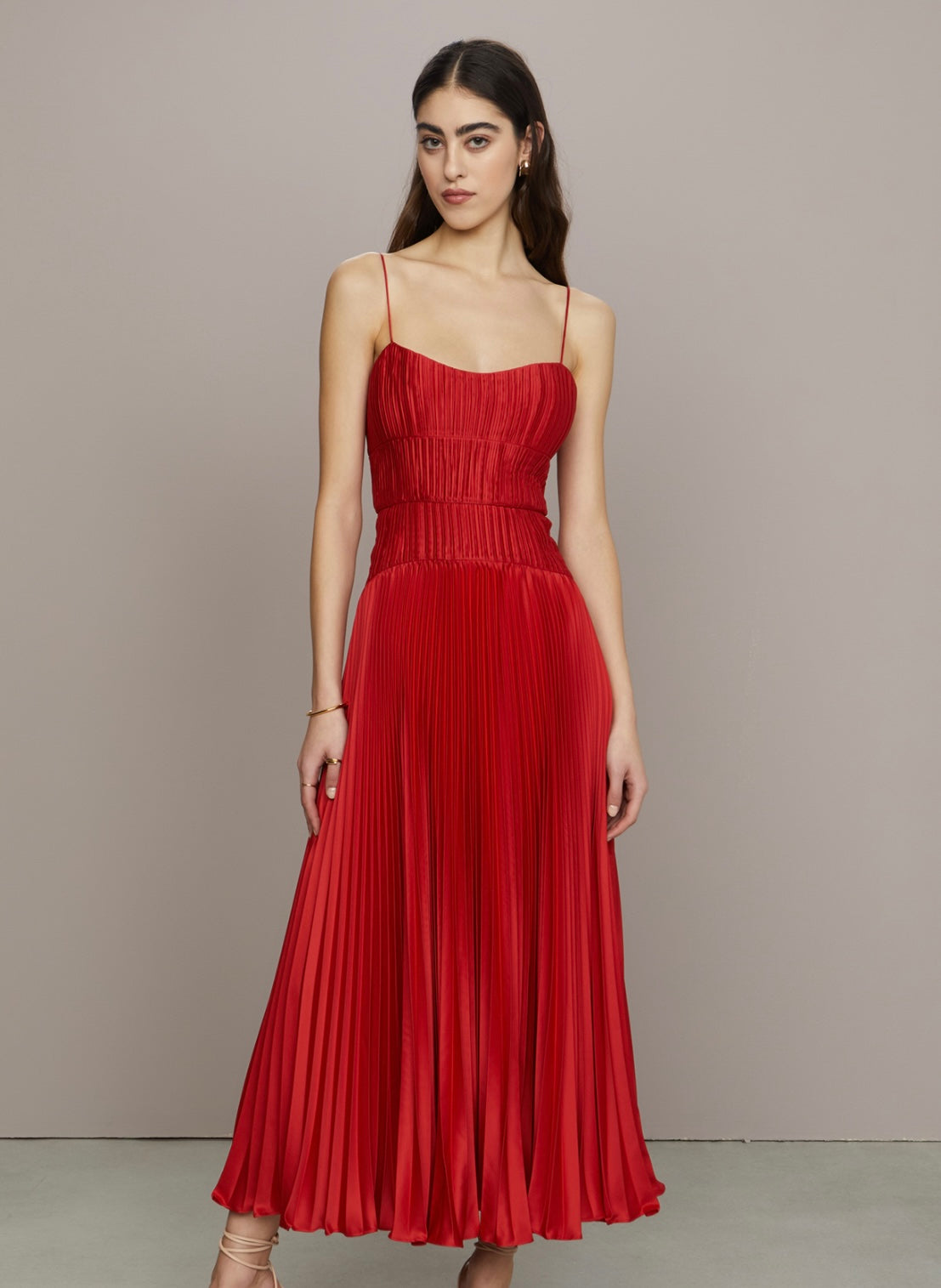 Amur Cherry Drop Waist Midi TrenLend Amur Cherry Drop Waist Midi TrenLend