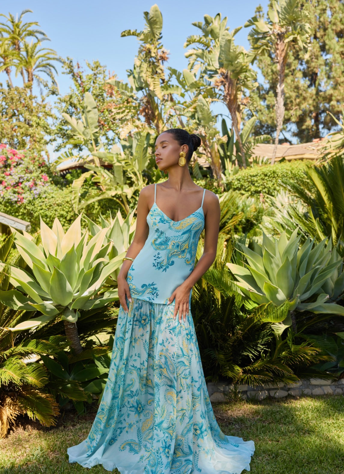 Hemant & Nandita Wanni Maxi Dress TrenLend Hemant & Nandita Wanni Maxi Dress TrenLend
