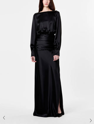 nicholas black dress Nicholas Samina Dress in Black TrenLend