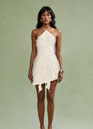 Amur Velora Asymmetrical Mini in Ivory