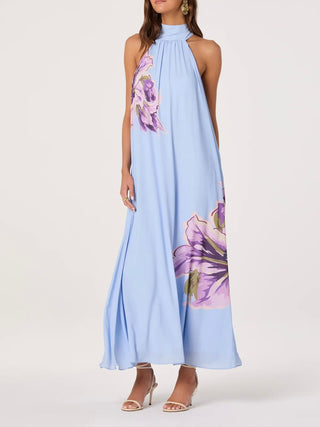 ASTR The Label Nesta Halter Maxi Dress
