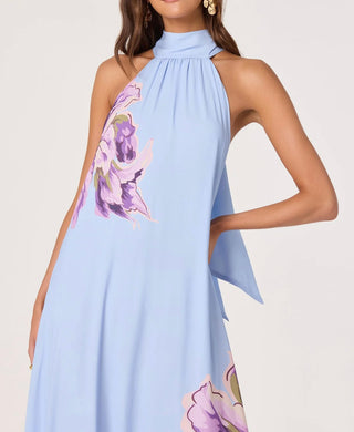 ASTR The Label Nesta Halter Maxi Dress