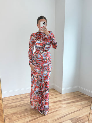 Significant Other Nida Dress in Persimmon Floral