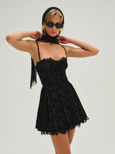 long dress elegant formal Ladivine - CD0192 Sheer Bishop Sleeve Gown main image 0