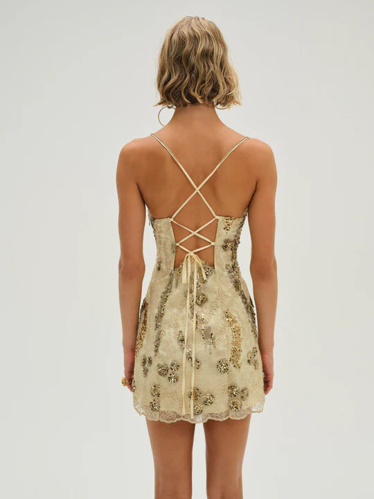 For Love and Lemons Opal Mini in Gold TrenLend For Love and Lemons Opal Mini in Gold TrenLend