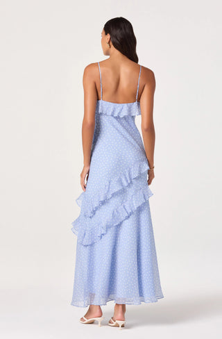 ASTR The Label Amiya Chiffon Maxi Dress