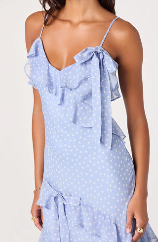 ASTR The Label Amiya Chiffon Maxi Dress