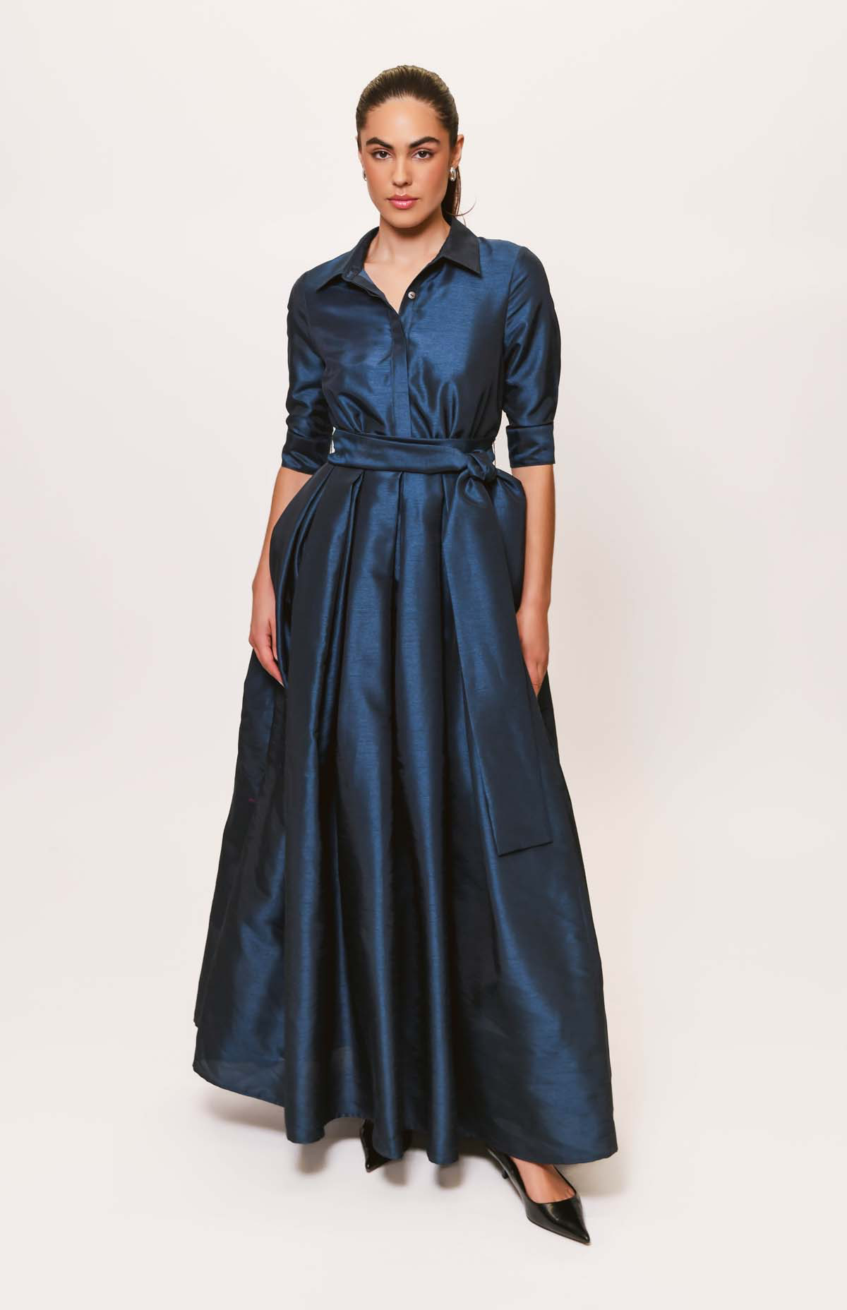 satin jacquard midi shift dress hutch Darby Floral Jacquard Midi Dress by Hutch in Blue, Size: 3X at Anthropologie