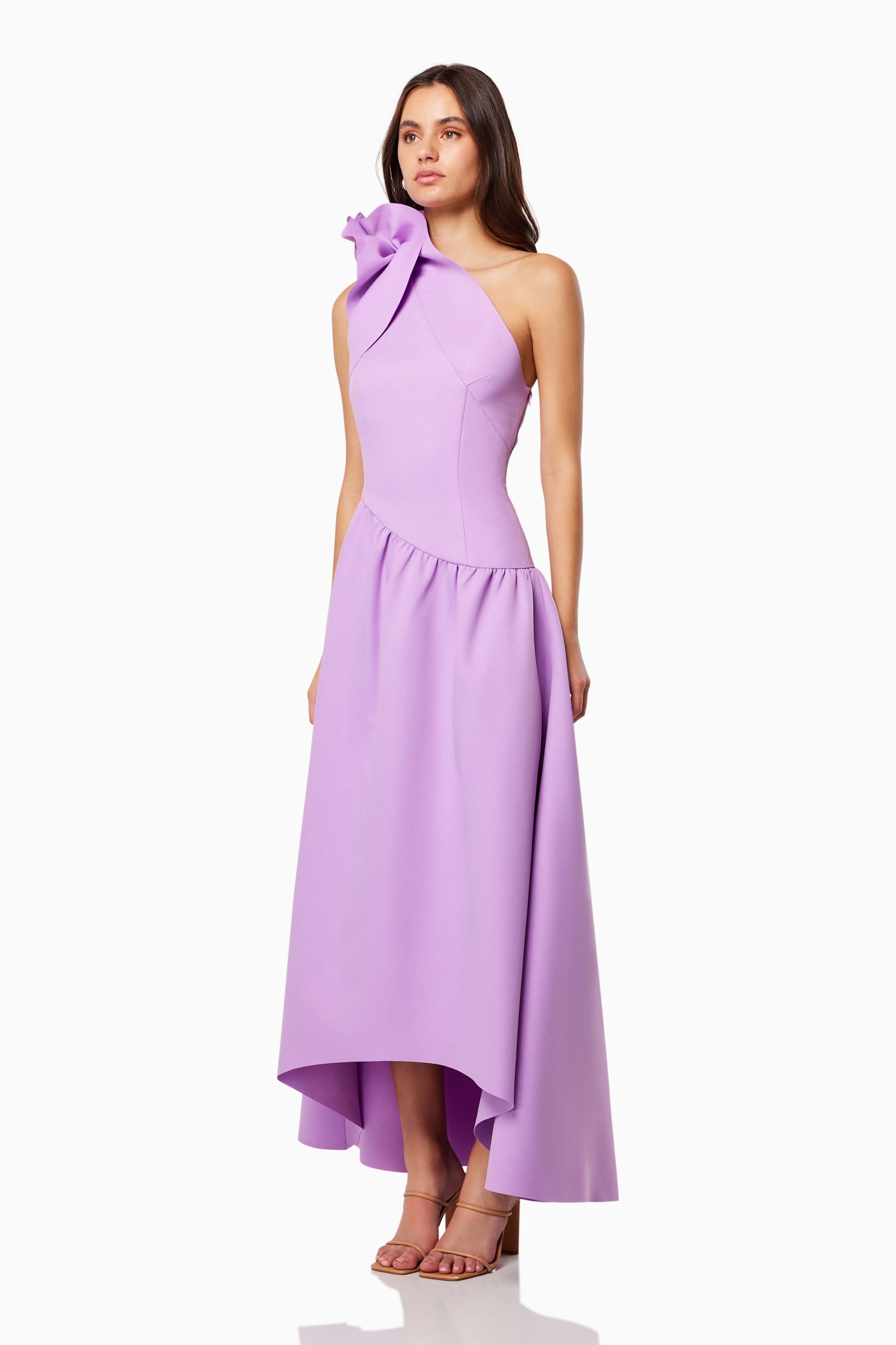 elliat purple dress ELLIATT Cassini Dress in Royal Purple