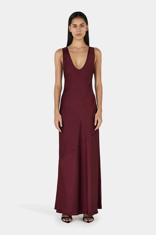 Ownley Lauren Maxi in Burgandy